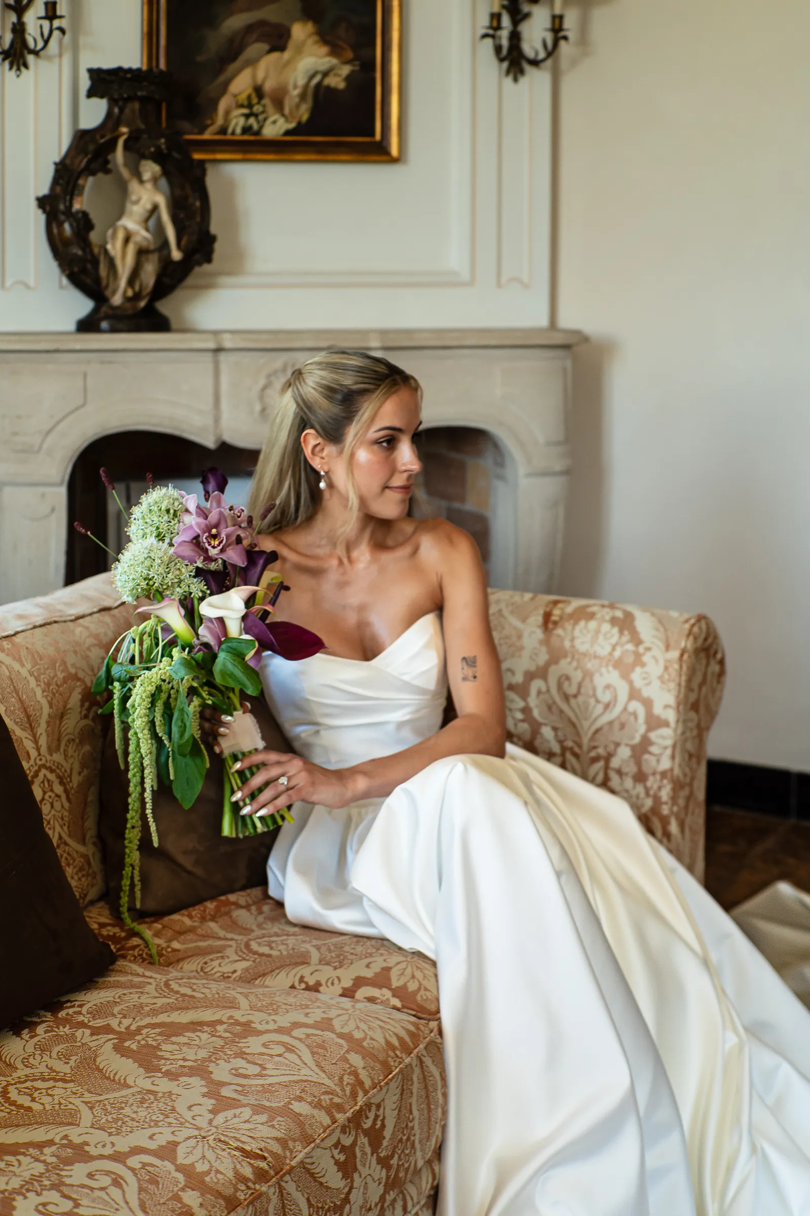 Bridal styling in Nice by Khrysty Burych, hairstylist Côte d'Azur